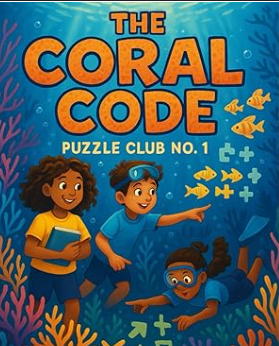 The Coral Code: Puzzle Club No. 1 | An Ocean Adventure Puzzle Book for Kids About Teamwork, Problem Solving, Friendship, and Underwater Discovery